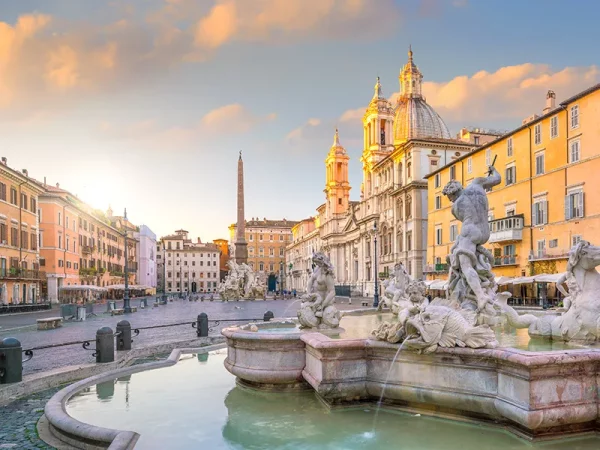 La piazza Navona, Rome, Italie